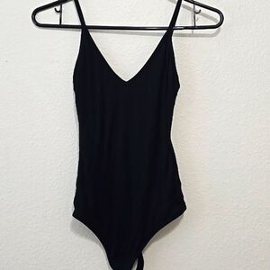 Talula Black Fitted Bodysuit Top XS
